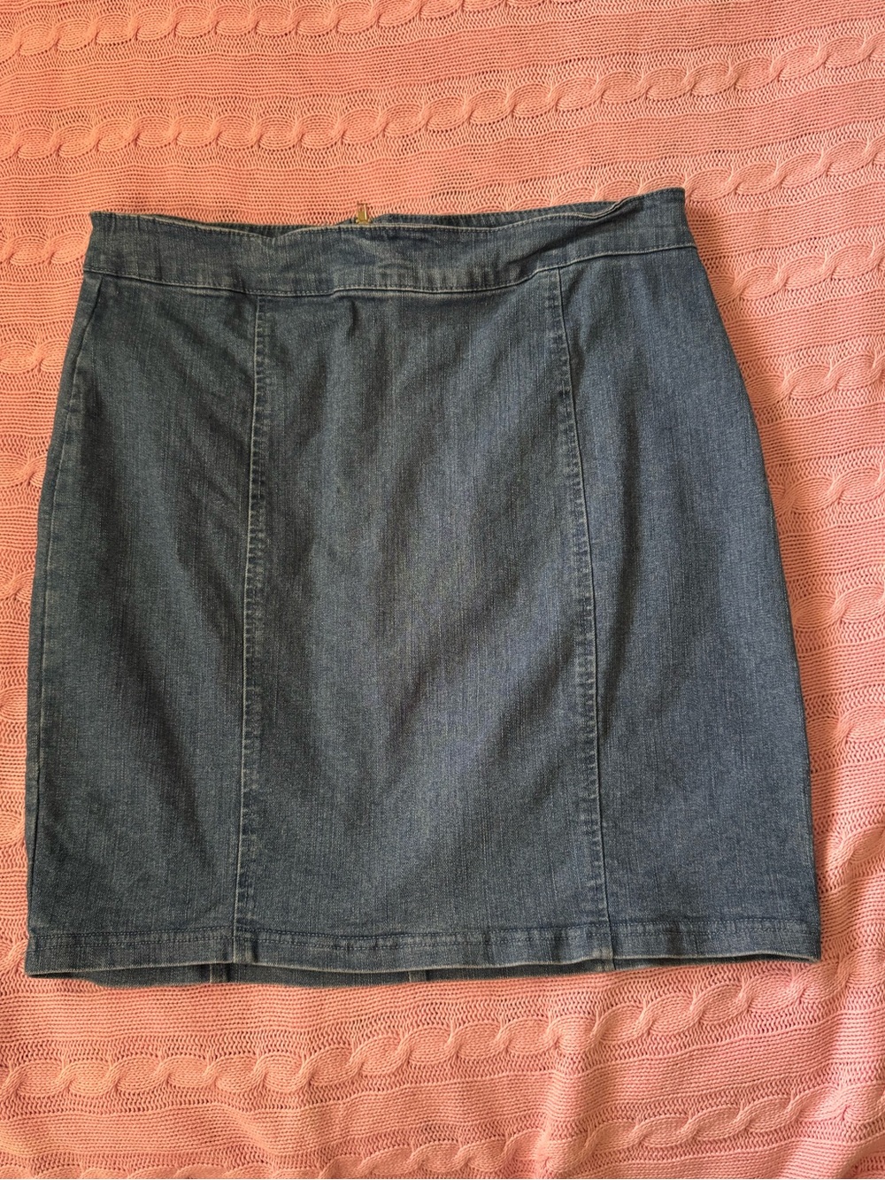 Classic Blue Denim Mini Skirt - Women's